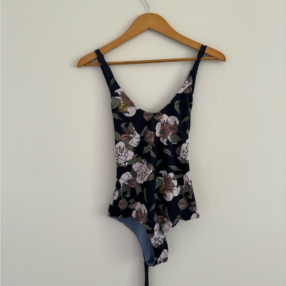 Tavik Sicily One Piece Swimsuit in Emma Blue Ombrè Floral